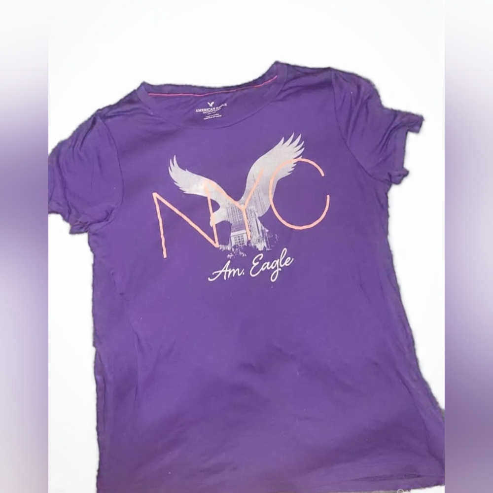 American Eagle Outfitters Purple Tee